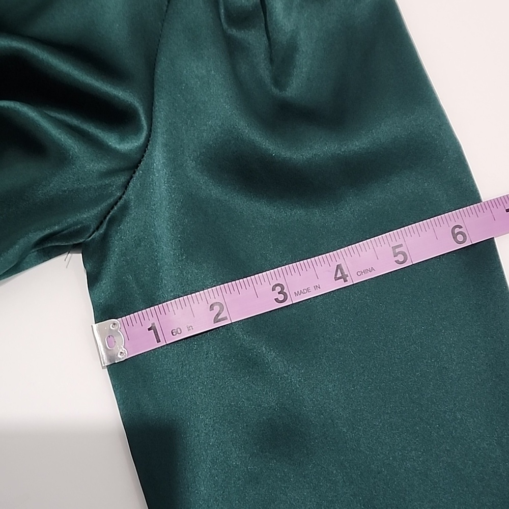 Reformation Cassis Silk Faux Wrap Dress - Picture 10 of 13